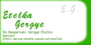 etelka gergye business card